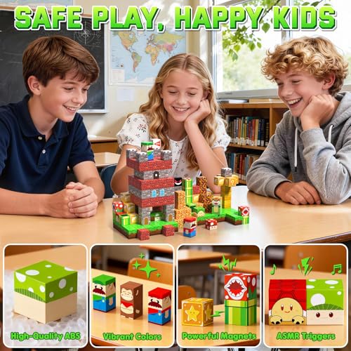 100PCS Magnetic Blocks (100 Count)