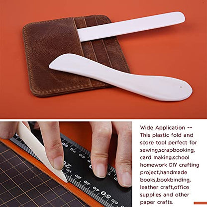 Bone Folder Tool for Paper Crafting Plastic Folding Bone Tool Scoring Tool