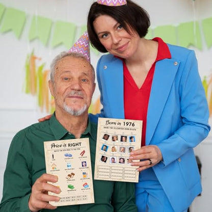 50th Birthday Party Games (2 Count)