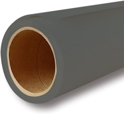 Yizhily Seamless Photogrphy Background Paper, Paper Backdrop Roll for Photoshoot, 82" x16',Thunder Grey