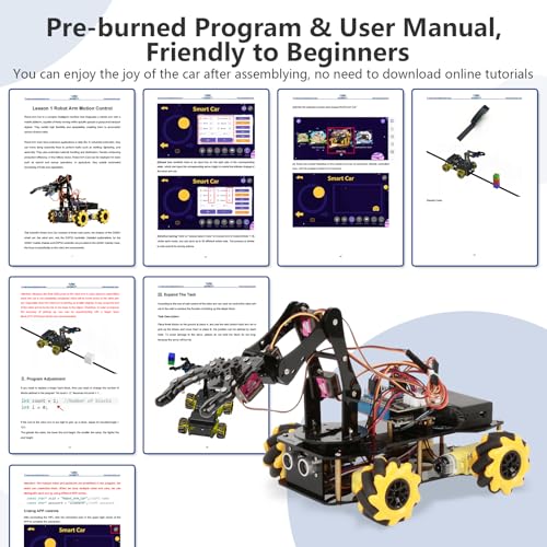 5DOF Smart Robot Arm Car Kit