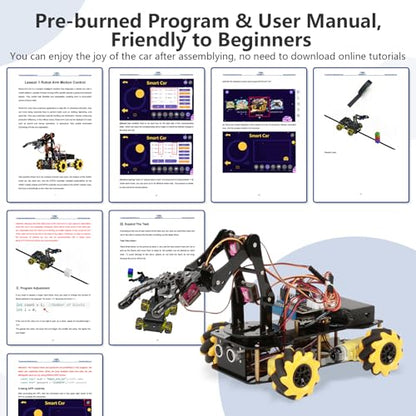5DOF Smart Robot Arm Car Kit
