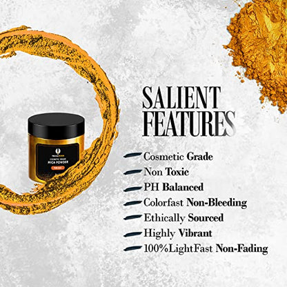 Pure Gold MICA Powder for EPOXY Resin 56G