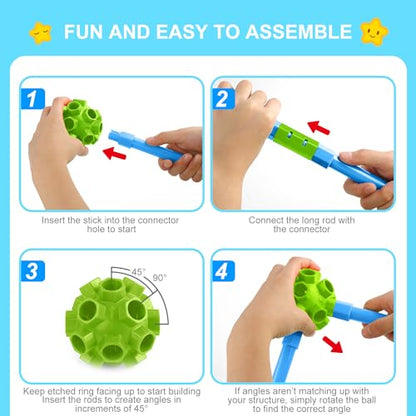 Fort Building Kit for Kids