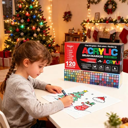 Acrylic Paint Markers (120 Count)
