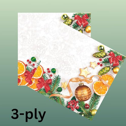 20 ct 13x13 Christmas Paper Decoupage Napkins (20 Count)