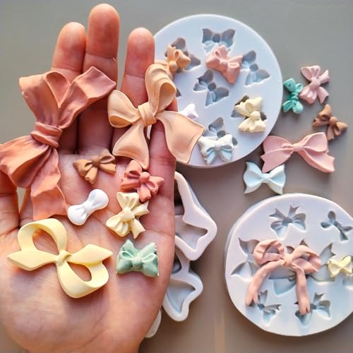 3PCS Bow Silicone Molds (3 Count)
