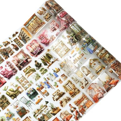 6Pcs Living Theme PET Tapes (6 Count)