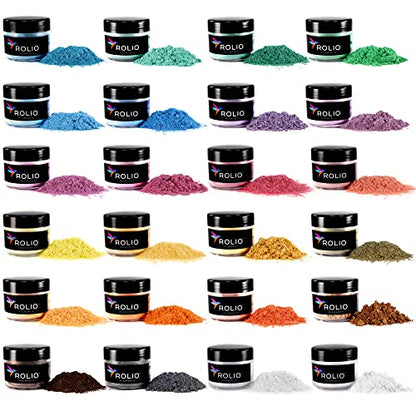 Mica Powder Color Pigment Set (8.4 Ounce)