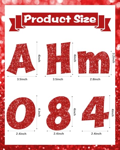 237 Pcs Glitter Bulletin Board Letters (237 Count)