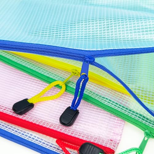 20pcs Mesh Zipper Pouch Bags (20 Count)