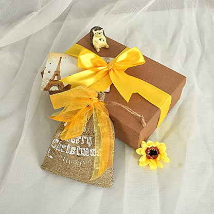 100 Yard Yellow Satin Ribbon 1 (300 Foot)
