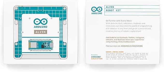 Arduino Alvik [AKX00066] - Programmable Robot - Powered by Nano ESP32, Compatible with MicroPython | Line Following, Multi-Sensors, and Lego Technic Integration