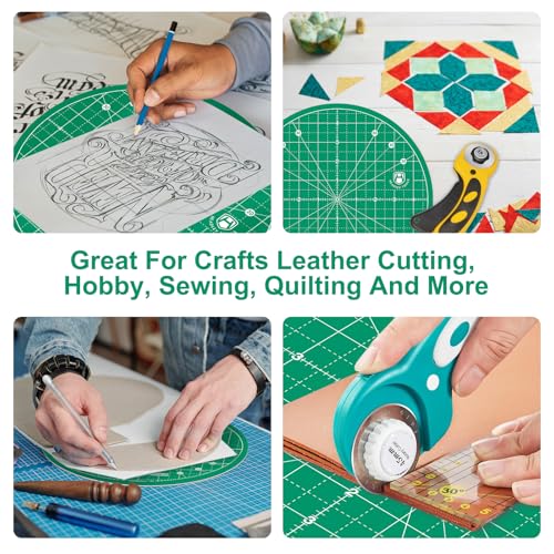 10"x10" Round Rotating Cutting Mat