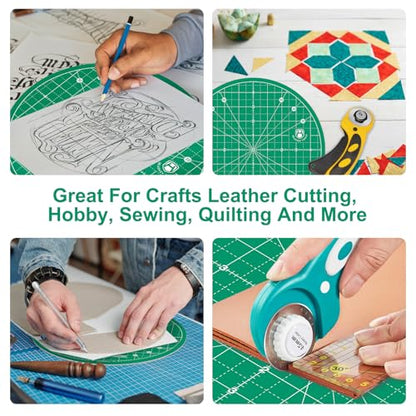 10"x10" Round Rotating Cutting Mat