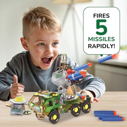 DIY Military Vehicle Truck Toy for Kids 8