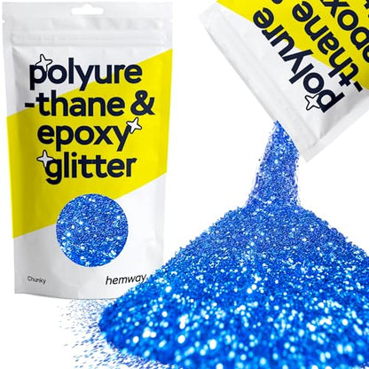 Resin Glitter Sapphire Blue 100g Chunky (3.5274 Ounce)
