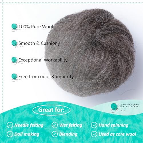 Natural Wool roving