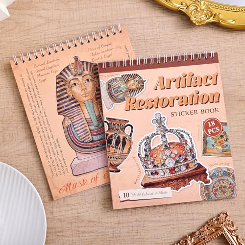 10 World Cultural Antiquities Puzzle Sticker Book
