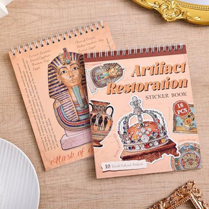 10 World Cultural Antiquities Puzzle Sticker Book