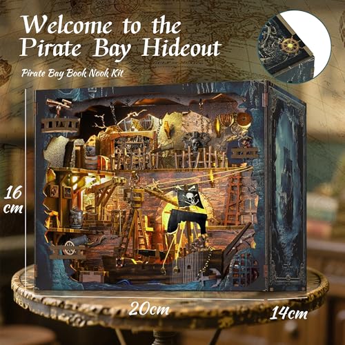 Book Nook Pirate Kit with LED