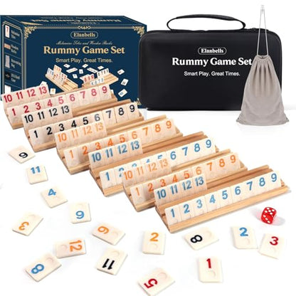 2 6 Player Rummy Cube Original Set (169 Count)