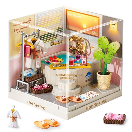 Japanese Hot Spring Bathroom Super Miniature House Kit