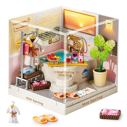 Japanese Hot Spring Bathroom Super Miniature House Kit
