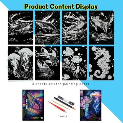 Glow in The Dark Scratch Art for Adults