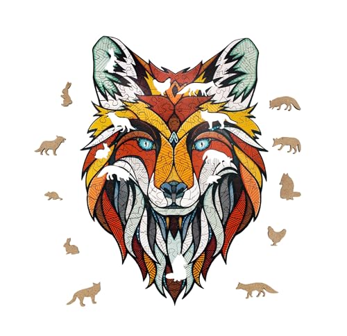 Fox Wooden Jigsaw Puzzle