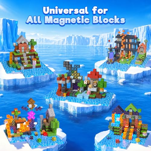 8PCS Magnetic Blocks Base Plates for Kids