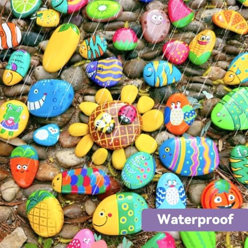 30 Colors Acrylic Paint Pens for Rock Painting