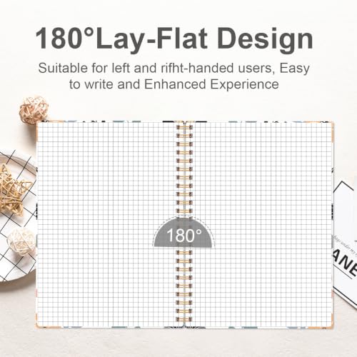 Graph Spiral Journal Notebook