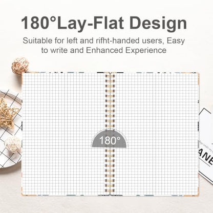 Graph Spiral Journal Notebook