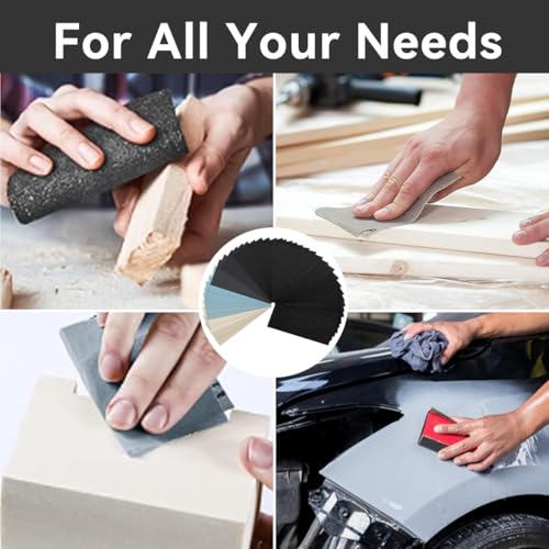 24 PCS Ultra Fine Sandpaper 2000 3000 5000 7000 10000 20000 Grit