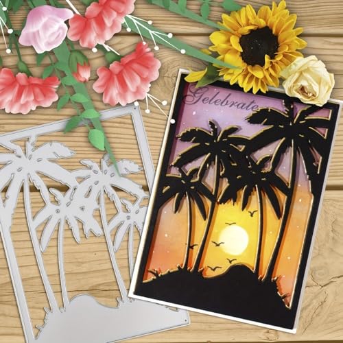 3D Backgrounds Frame Metal Cutting Die for Scrapbooking