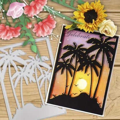 3D Backgrounds Frame Metal Cutting Die for Scrapbooking