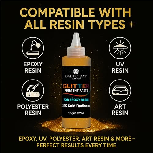 Black Abyss Spark Epoxy Pigment Paste XL (6.7 Ounce)