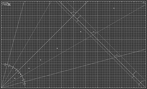 Cutting Mat 36x60 Black & Taupe
