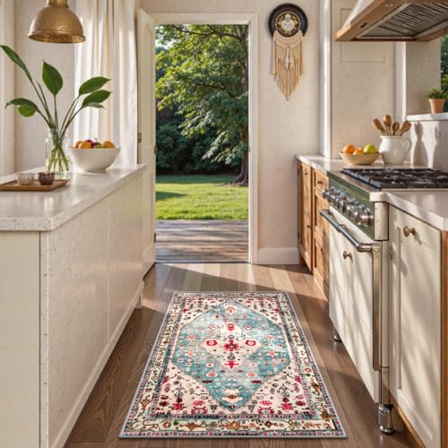 Felice 3x5 Boho Tribal Washable Rug
