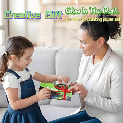 Glow in The Dark Scratch Art for Adults