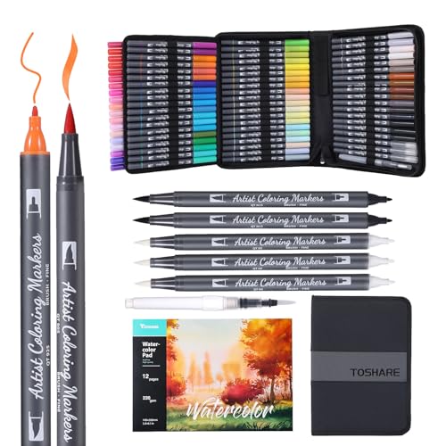 Watercolor Pens Set (72 Count)