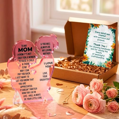 Mom Gift from Daughter Acrylic Plaque