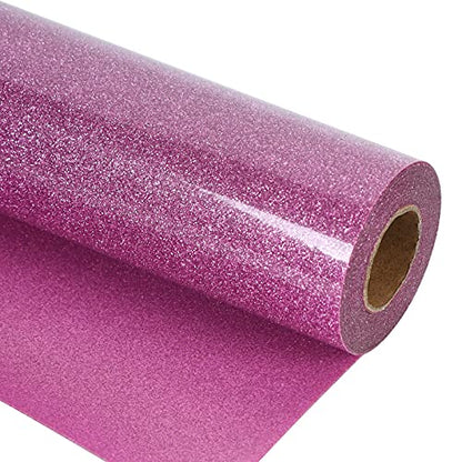 Glitter Purple Pink Heat Transfer Vinyl HTV Rolls