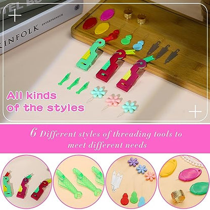 Needle Threaders for Hand Sewing Embroidery Needle Threader Tool 20pcs for Hand Sewing (20 Count)