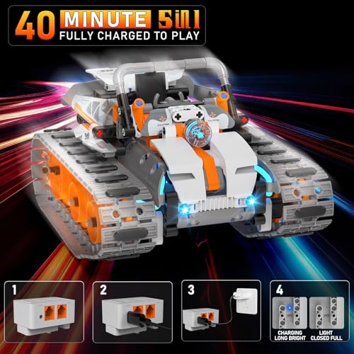5in1 STEM Building Toys for Kids 6 (552 Count)