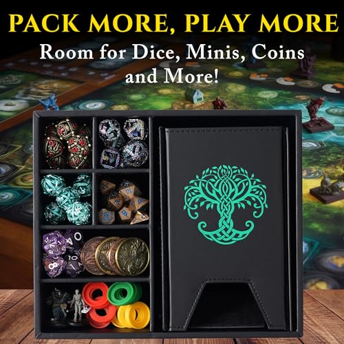 All-in-One Game Roamer - Dice Tray & Tower for DND and RPG