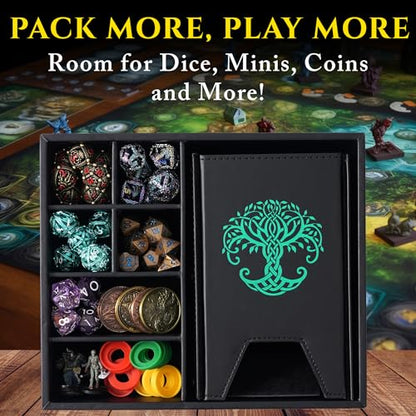 All-in-One Game Roamer - Dice Tray & Tower for DND and RPG