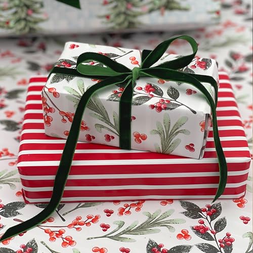 Green Thin Velvet Ribbon