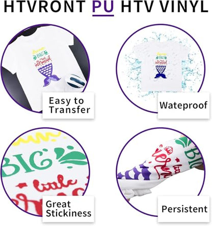 HTV Heat Transfer Vinyl (24 Count)